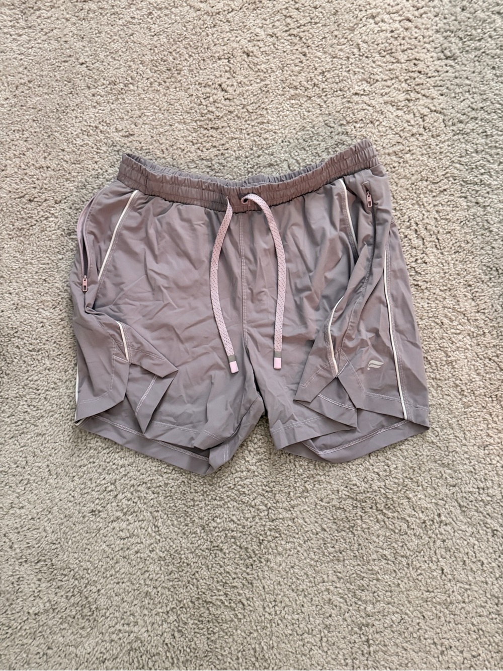 Fabletics Dusty Mauve Athletic Running Shorts